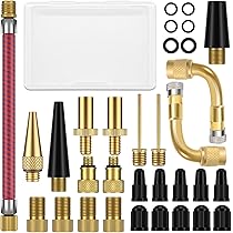 Kit Adattatori Per Gonfiaggio - Per Palloni, Bici E Gonfiabili, In Ottone - Foto 10