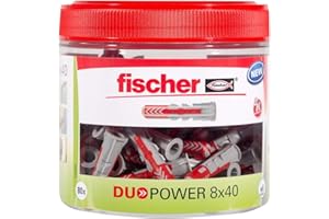 fischer DuoPower 8 x 40 Round Tin