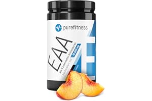Purefitness Hochdosiertes Premium EAAS Pulver mit [10.000 MG] und allen 8 essenziellen Aminosäuren I 400 g Aminosäuren Pulver I vegan und laborgeprüfter Eaa Amino Complex