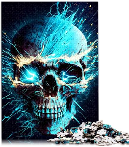 1000 Teile Puzzle Totenkopf – Für Erwachsene & Kinder, 26 X 38 Cm, Aus Pappe, Zur Entspannung & Deko