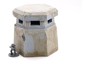 Regelbau observatörn (Watch Tower Bunker) – 3D-tryckt WWII bunkerterräng för 15 mm, 20 mm & 28 mm miniatyrer