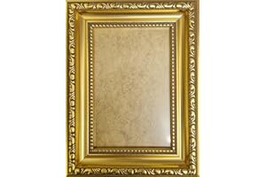 Aryllis Vintage A4 Photo Frame, Ornate Gold, Free-standing & Wall Mountable Premium Picture Frame with Perspex Front