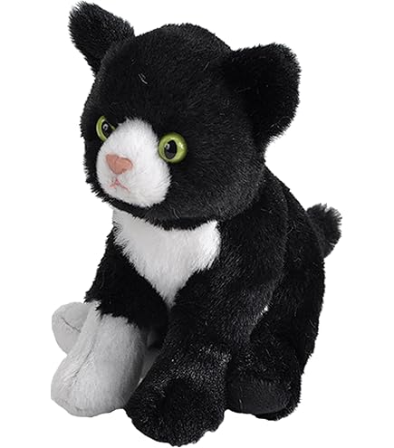 Peluche Gatto Soriano Grigio Wild Republic - Pocketkins Eco 12 Cm | Giocattolo Morbido Con Materiali Riciclati - Foto 2