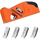 JORGENSEN 45&deg; Wood Chamfer Brush with 4 Blades | Manual Tool for Chamfering Edges and Corners, Fast Wood Trimming