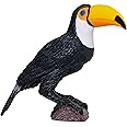 MOJO Toucan Bird Wildlife Animal Avian Model Toy Figure for Play and Collection.