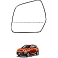 PALAUTOLIGHTS KUV 100 Glass Convex Curved Passenger Left Side Mirror for Car