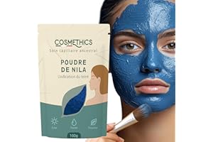 Cosm'Ethics® | Polvo de Nila 100 g | Aclara la tez naturalmente Sublime el cabello | Reduce los signos de la edad e hidrata | Bolsa resellable