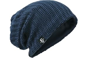 VECRY Męska Luźna Czapka Dzianinowa Rasta Jarmułka na Lato Zima