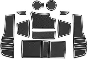 CDEFG Peugeot 2008 E-2008 2020-2022 Tappetini in Gomma 2008 E2008 Antiscivolo Antipolvere Tappetinio per Interni 2008 2022 Accessori (Bianco)