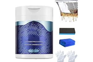 OLUGULU Mof Chef Cleaning Powder, Heavy Duty Degreaser Cleaner, Heavy Oil Pollution Cleaning Powder, Protective Kitchen Cleaner, All Purpose Cleaner Powder,Stubborn Grease & Grime Remover (100g)