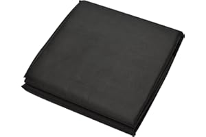 Hausen 3m x 6m Black Muslin Cotton Background Backdrop Screen Sheets