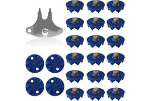 Kilter Anchor Batsman-Specific Cricket Spikes for Firm to Hard Ground & Astroturf (Includes Spanner)