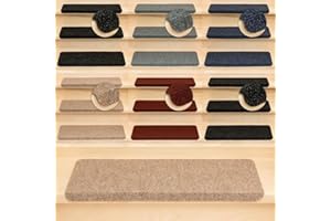 ‎KETTELSERVICE-METZKER Kettelservice-Metzker Stufenmatten Ramon® MW Rechteckig 15er SparSet Beige - mit formstabilem Kunststoffwinkel