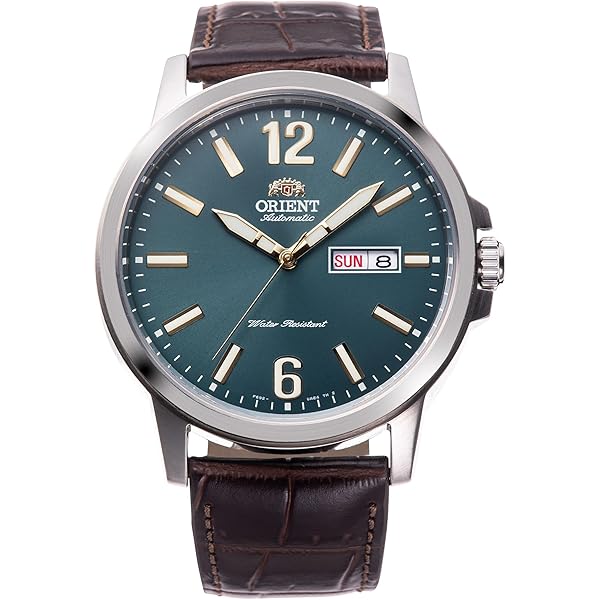 Orient Mężczyźni Cassual Zegarek, Zielony/Srebrny, Ø 44 mm