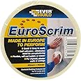 Everbuild – EuroScrim – Self-Adhesive Scrim Tape – High-Tack Adhesive – Off White – 48mm x 90m