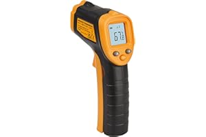 TFA Dostmann termometro digitale a infrarossi Ray Light, 31.1143.13, termometro da cucina, misurazione laser della temperatura, -50°C - +400°C, per forno per pizza, forno a legna