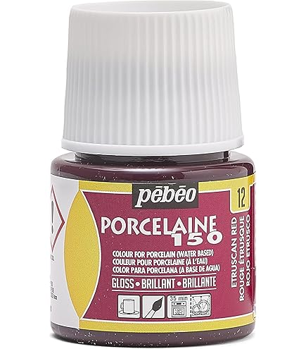 Powder White Pebeo Porcelaine 150 45ML Kleur 120 Powder White Pebeo Porcelaine 150 45ML Kleur 120