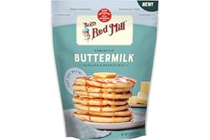Bob's Red Mill Signature Buttermilk Pancake Mix, 567g - Just Add Water, Makes 32-40 Pancakes per Bag