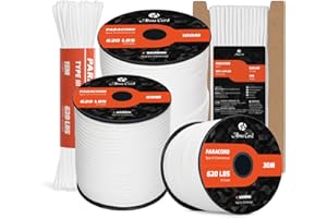 Abma Cord Paracord 550 Cuerda de Nylon Paracaídas de 9 Hilos Hebras (30M / 50M)