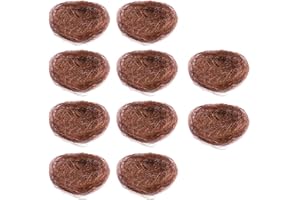 Cabilock Main Nid Oiseaux Nid Nid Artificiel pour Hirondelle Décor De Nid D Oiseaux 10Pcs Nidi Nid D Oiseaux Artificiels Décor De Nid D Oiseaux Simulation Nid D De Paques Nid D Maison