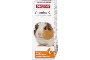 BEAPHAR – Cavi-Vit, vitamine C pour cochon d'Inde – Assure vitalité et bien-être pour une santé optimale –Répond aux besoins des cochons d’Inde en Vitamine C – Donne un poil brillant – 100 ml
