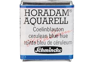 Schmincke – HORADAM® AQUARELL - feinste Künstler-Aquarellfarben, 481 Coelinblauton, 14 481 044, 1/2 Näpfchen