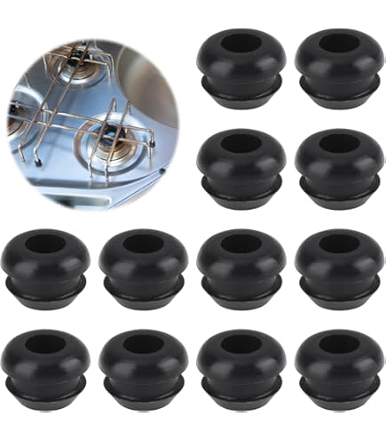 36 Piedini In Gomma Per Supporto Pentole Da Camper - Compatibile Con Smev, Thetford, Dometic - Foto 5