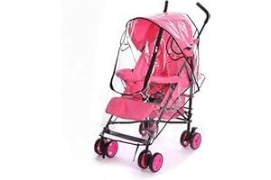 ZQSFPK Universal Rain Cover for Pushchair, Universal Baby Stroller Rain Cover, Rain Cover for Pram, Stroller Rain Cover, Rain & Wind Covers for Pushchairs, Suitable for Most Strollers