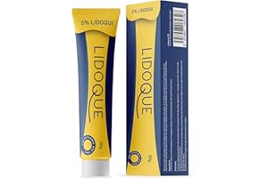 Lidoque 5% Lido-aine Cream, Strong Cream, Cream for Injections, Lido-aine Gel for All Procedures - 30g
