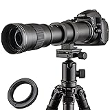 JINTU 420-800mm F/8.3-16 Telephoto Manual Zoom Lens for Nikon D7100 D80 D90 D600 D5000 D5100 D3200 D7000 D7200 DSLR Digital C