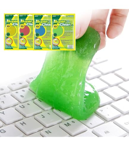 Pâte Nettoyante TRIXES – Anti-Poussière Pour Claviers, Écrans, Voiture – Réutilisable Et Biodégradable – Parfum Lavande - 5