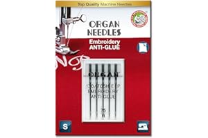 Organ Needles 5117075BL Maschinennadeln, 75/11 Größe, 5, Grau