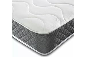 W WILSON BEDS A LUXURY YOU CAN AFFORD Wilson Beds - 3ft Single Mattress Approx 6.5 Inch Deep Soft Feel Memory Foam and Spring Mattress (3ft x 6ft3) (Single)