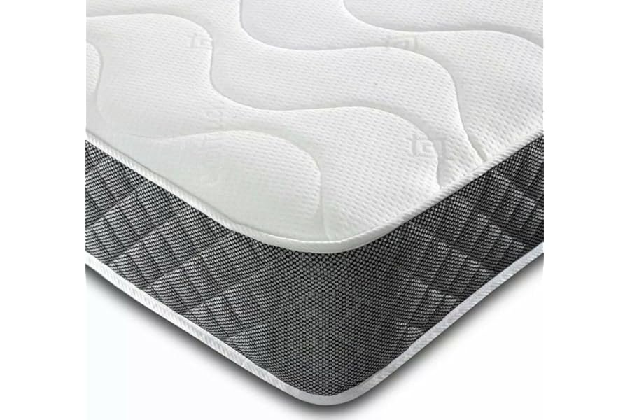 Wilson Beds - 3ft Single Mattress Approx 6.5 Inch Deep Soft Feel Memory Foam and Spring Mattress (3ft x 6ft3) (Single)
