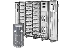 ZPSNDP Zestaw wkrętaków 128 w 1, stal chromowo-wanadowa precyzyjne wkrętaki, style rolet zestaw profesjonalnych wkrętaków, precyzyjne wkrętaki komputerowe, precyzyjne zestawy wkrętaków