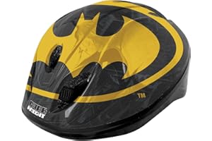 BATMAN Safety Casque de sécurité pour garçon Noir/Jaune 52-56 cm
