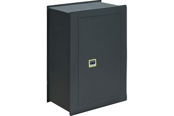 ARREGUI Ideal 10 281380 Coffre-fort encastrable avec serrure à clé, coffre-fort de sécurité à emmurer, coffre fort mural pour particuliers & professionnels, haute sécurité, grand, 52 x 36 x 22 cm, 27L