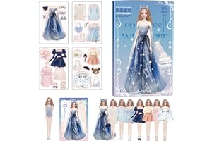 Muuzebsy Pretend and Play Travel Playset Toy | Dress-up Dolls Playset Toy,Educative Pretend Play Toys Portable for Birthday New Year Christmas Easter Children Boys Girls