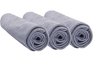 Easy Dort Lot de 3 Housses pour Matelas à Langer 50x70 / 50x80 en Coton - Gris