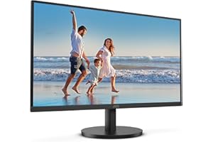 AOC 27B3HM - 27 Inch FHD Monitor, 75Hz, VA, 4ms, FreeSync, Low Blue light, Flicker Free, Frameless design (1920 x 1080 @ 75Hz, 250 cd/m, HDMI , VGA)