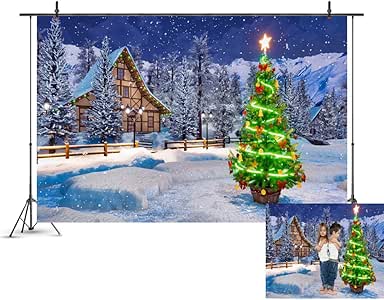 Sfondi Paesaggi Invernali Natalizi.Wqyrlj Fotografia Di Natale Sfondo Invernale Bambino Famiglia Dei Bambini Del Partito Naturale Paesaggio Sfondo Vinilici Fondali Per Photo Studio B 10x10ft Amazon It Casa E Cucina