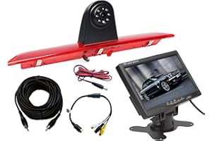 Dolphin Automotive Van Rear Brake Light Reversing Camera Fits Ford Transit Jumbo 2014 onwards WITH 7" Dash Monitor/Screen