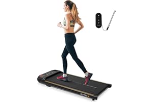 Serenelife Tapis de Course, Tapis de Marche/Sport Pliable Inclinable, Ecran LCD, Programmes Prédéfinis ou Ajustables, Walking Pad pour la Maison et Le Bureau- Connectivité Bluetooth