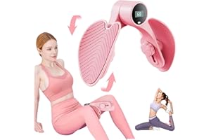MEYUXG Hip Trainer Exerciseur, Entraîneur de Muscle Pelvien, Entraîneur de Cuisse avec Compteur & Réglage de la Résistance, Appareil Musculation pour Jambes et de Fesses