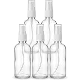 Smartizi 5'li Boş Sprey Şişe Seti (100 ml) - Seyahat, Dezenfektan ve Kolonya İ&ccedil;in Şeffaf Fısfıs Şişe