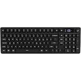 Hawk Gaming HK258 Membrane LCD RGB Kablosuz/Bluetooth Full T&uuml;rk&ccedil;e Gaming Klavye (Siyah)