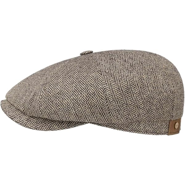 Casquette En Lin Stetson Bricksford - 8 Panels, Visière, Doublure Coton, Fabriquée En Allemagne (printemps/été)