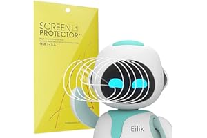 Blueshaweu Compatible for Eilik Robot Pets Screen Protector, [6 Pack] Full Coverage TPU Clear Film Compatible for Eilik Robot Pet