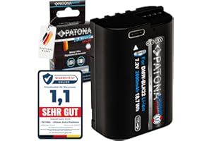 PATONA PLATINUM DMW-BLK22 Batteria 2600mAh compatibile con Panasonic Lumix DC-S9 DC-S5 S5II S5II-X S5 IIX S5K DC-G9 G9 II DC-GH5 GH5 II GH5S DC-GH6 GH6 DC-GH7 GH7 DMWBLK22 BLK22
