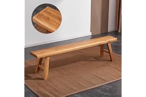 BRCYKRWY Banco de Cocina, Banco para Entrada,Banco de Madera,Banqueta Madera,Banco Jardín Muebles,Banco Zapatero de Madera Rústico,Banco de Extremo de Cama,para Dormitorio,Entrada,Comedor